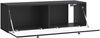 vidaXL Wandmontierter TV-Schrank 98 x 41 x 30 cm Schwarz Holzwerkstoff 899206 Bild 4