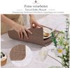 Vivi Idee Platzset Tischset Tischmatte Kunstleder, abwischbar wasserdicht Anti-Rutsch, Hitzebeständig beidseitig, 45 x 30 cm, 4er Set Bild 3
