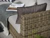 Gartensofa Ninja mit Kissen aus Kunst-Rattan, klassisch, sand, für 2–3 Personen, Brafab Bild 2