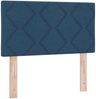 vidaXL Boxspringbett mit Kopfteil Blau 200 x 80 cm Stoff 3341327 Bild 4