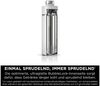 Ninja Thirsti Wasserflasche/Thermobecher to go, 530ml, auslaufsicherer Deckel, für kohlensäurehaltige, heiße & kalte Getränke, dreifach isolierter Travel Mug, Edelstahlflasche, Weiß, DW1801EUUKWH Bild 3