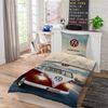 Skybrands Volkswagen Bettwäsche VW Bulli T1 On Tour Rot Renforcé 135 x 200 + 80 x 80 cm Bild 5