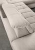 Das Ecksofa Modell Delphino in Cord - Schlaffunktion und Bettkasten inklusive Bild 4