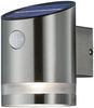 Reality Leuchten LED Solar Außenwandleuchte Salta R22231107, Metall Nickel matt, inkl. 3 Watt LED, Bewegungssensor Bild 2