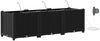 vidaXL Garten-Pflanzgefäß 3 Stk. Schwarz 120 x 40 x 37,5 cm PP 42002846 Bild 2