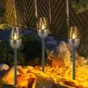 5x LED Außenlampe, Solarleuchte, Metall, schwarz, H 38 cm Bild 4