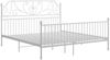 vidaXL Bettgestell Weiß Metall 180x200 cm 324857 Bild 2