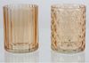 Zahnputzbecher Glas 330 ml 8×10,2 cm – 4-fach sortierte Farben, hochwertiger stabiler Glasbecher für Zahnbürsten, Zahnpasta & Pflegeartikel, modernes Badaccessoire leicht zu reinigen Bild 5