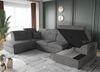 Wohnlandschaft Schlafsofa FREJA Stoff Brooklyn Marine Langer Schenkel Links Bild 5