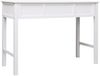 vidaXL Schreibtisch Weiß 108x45x76 cm Massivholz Paulownia 338535 Bild 5