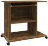 vidaXL Schreibtisch Räuchereiche 80x50x75 cm Holzwerkstoff 815543 Bild 2