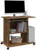 vidaXL Schreibtisch Räuchereiche 80x50x75 cm Holzwerkstoff 815543 Bild 4