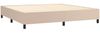 vidaXL Polsterbett Cappuccino-Braun 200x200 cm Kunstleder [3121070] Bild 4