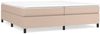 vidaXL Polsterbett Cappuccino-Braun 200x200 cm Kunstleder [3121070] Bild 2