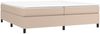 vidaXL Polsterbett Cappuccino-Braun 200x200 cm Kunstleder [3121070] Bild 3