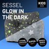 Lumaland 'Glow in The Dark' Kinder Sessel mit Sternen-Design, Indoor, pink, 68 x 70 x 60 cm Bild 2