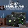 Lumaland 'Glow in The Dark' Kinder Sessel mit Sternen-Design, Indoor, pink, 68 x 70 x 60 cm Bild 3