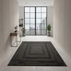 Vimoda Teppich Teppich Wohnzimmer neues priumum Designteppich moderne, Rechteckig, Höhe: 11 mm, Teppich 3D effekt Boho Einfarbig hoch-tief Bordüre Designteppich Bild 3