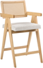 Set mit 2 Barstühlen AVA Holz Hellbraun Beige Bild 5