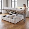 Gdood Polsterbett Stauraumbett Doppelbett LED (1 tlg, Inkl. Bettkasten), Mit LED-Beleuchtung, Ladefunktion, Samt, 140x200 cm Bild 2