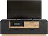 TV-Lowboard Synnax in grau und Eiche Evoke 187 cm Bild 3