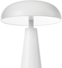Beliani 'BOCONO' Tischlampe, kabellos, LED mit Dimmer, Metall weiß, 15 x 15 x 28 cm Bild 4