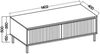 Selsey 'Osaka' TV-Möbel mit 2 Schubladen, Eichenholzoptik Evoke , ca. 50 x 140 x 40 cm Bild 4
