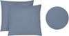 biberna Feinjersey-Spannbetttuch 0077144, blau, 2x 80x80cm Bild 5