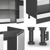 Eckküche R-Line Weiß 257 x 46 cm J-Shape, ohne Arbeitsplatte Vicco Bild 5