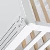 roba Kinderzimmerset 'Maxi' 3-teilig - Bett 70 x 140 - Wickelkommode - Kleiderschrank 3-türig - Weiß Bild 5