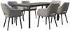 KAWOLA Gartenmöbel Set AMUR 7-tlg. Aluminium grau x x cm Bild 3