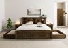 Bett mit Schublade Mango 160x200 braun lackiert RAILWAY #471 Bild 4