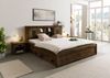 Bett mit Schublade Mango 160x200 braun lackiert RAILWAY #471 Bild 3