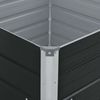 vidaXL Hochbeet 100 x 100 x 45 cm Verzinkter Stahl Braun 47023 Bild 4