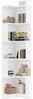 REDOM Eckschreibtisch Multifunktionsbücherregal,L-förmiges Bücherregal (mit LED-Farbwechsel, L-förmiges Design, 5-stufiger Stauraum, App-Steuerung, 63.5 x 45 x 175cm) Bild 5