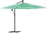 vidaXL Sonnenschirm mit Stahlmast Grün 246x246x230 cm 4005076 Bild 2