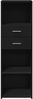 vidaXL Highboard Schwarz 40x42,5x124 cm Holzwerkstoff 846160 Bild 4
