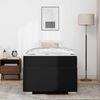 vidaXL Bettrahmen mit Matratze Schwarz 80 x 200 cm Stoff 3399215 Bild 3