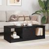 vidaXL Couchtisch Schwarz Eichen-Optik 102 x 50 x 36cm Holzwerkstoff 880521 Bild 4