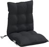 vidaXL Niedriglehner-Auflagen 6 Stk. Schwarz Oxford-Gewebe 377694 Bild 5