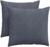 vidaXL Sofakissen 2 Stück Dunkelgrau 45 x 45 cm Cordstoff 42013929 Bild 2
