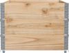 vidaXL Paletten-Aufsatzrahmen 3 Stk. 120x80 cm Massivholz Kiefer 3295366 Bild 4