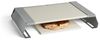 BURNHARD® Pizzaaufsatz für Gasgrills, Pizza Cover mit Cordierit-Pizzasteinen, Edelstahl Pizzahaube, passt ab 56 x 38 cm Grillfläche, ideal für FRED & EARL Grills, Pizza in 90-120 Sek, Beige Bild 4
