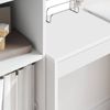 vidaXL Schreibtisch mit Schubladen mit Regal mit Speicher 2 pcs Weiß 3337321 Bild 4