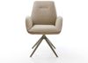 Drehstuhl Zoa-Flex Materialmix Schlamm Kreuzgestell breit Effektfinish Titan 360° drehbar Taschenfederkern Bild 2