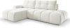 AX LIVING Ecksofa mit Schlaffunktion Hosio 288 cm breit in stilvollem Cremefarbton Links Bild 3