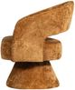 Drehsessel Ebba aus Chenille-Stoff, Terra Bild 3
