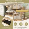 Flieks Etagenbett, Haus-Design Kinderbett 90x200 cm mit Hydraulik-Unterbett 140x200 cm Bild 4