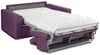 Schlafsofa 3-Sitzer Stoff VIZIR - Violett - Liegefläche: 140 cm - Matratzenhöhe: 14 cm Bild 4