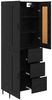 vidaXL Highboard 2 pcs Schwarz Eichen-Optik 69,5 x 34 x 180 cm 3416282 Bild 5